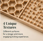 AI-generated illustrative Furruvi CalmLick mat detail editorial photo; actual product may differ