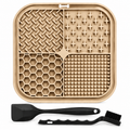 Illustrative product studio image of beige Furruvi CalmLick mat