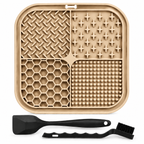 Illustrative product studio image of beige Furruvi CalmLick mat