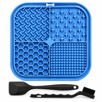 Illustrative product studio image of blue Furruvi CalmLick mat