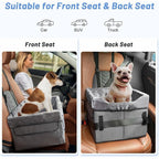 Supplier reference showing gray CozyRide booster seat
