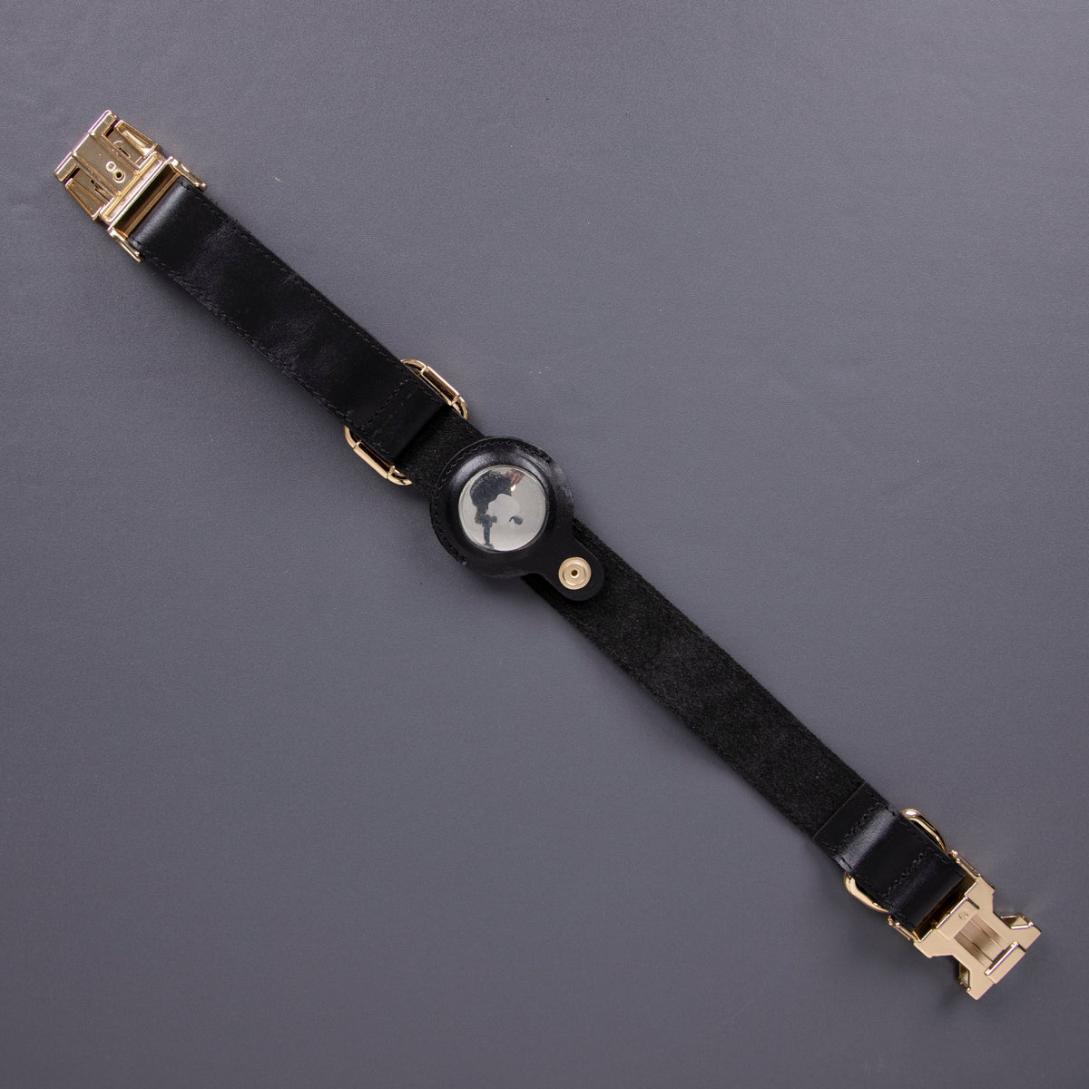 TORONATA Charlotte Leather Dog Collar · AirTag Compatible
