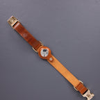 TORONATA Charlotte Leather Dog Collar · AirTag Compatible
